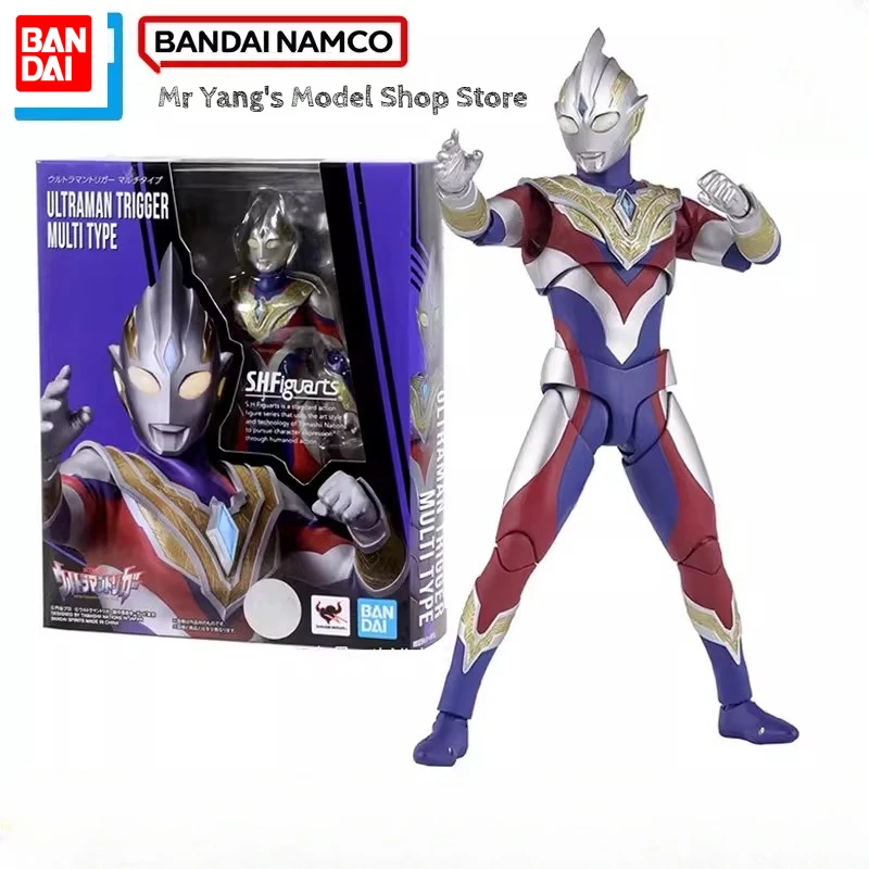 

Оригинальная фигурка Bandai SHF Ultraman Trigger Composite Form, коллекционная игрушка, подарок, в наличии