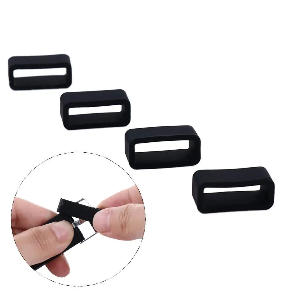 Keeper Watch Strap Watch Band Holder Watch Accessories Retainer Ring Watch Strap Loops Silicone Watchband Loops Watchband Ring