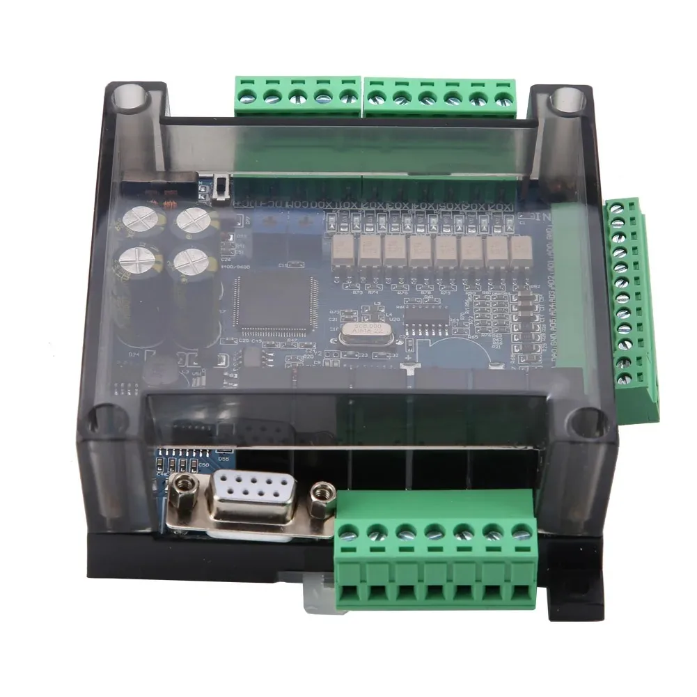 Placa de Control Industrial PLC FX3U-14MR, placa de Control Industrial PLC FX3U-14MR, controlador Simple programable de 8 entradas y 6 salidas