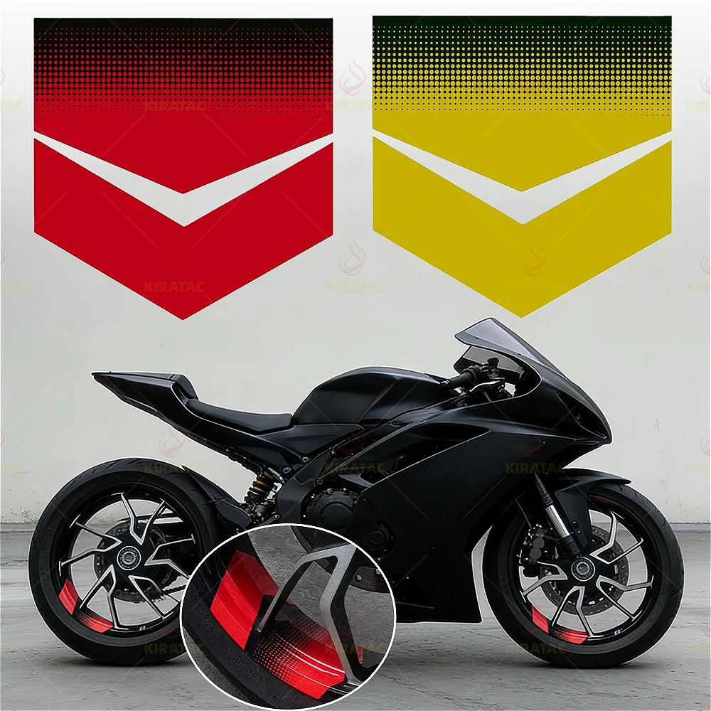 

1PC Cool Arrow for 17-19in Motorcycle Wheel Hub Stickers Waterproof for DIY Motorbike Modification Self-adhesive Vinyl Decals