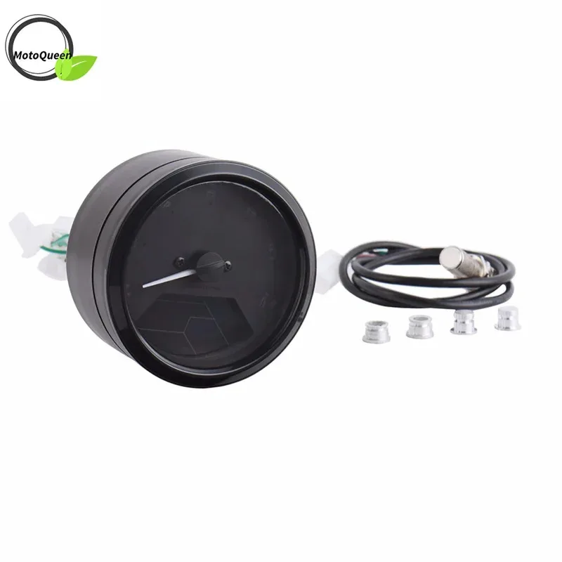

12000RMP LCD Speedometer Odometer Tachometer 1-4 Cylinders Motorbike Gauge Universal