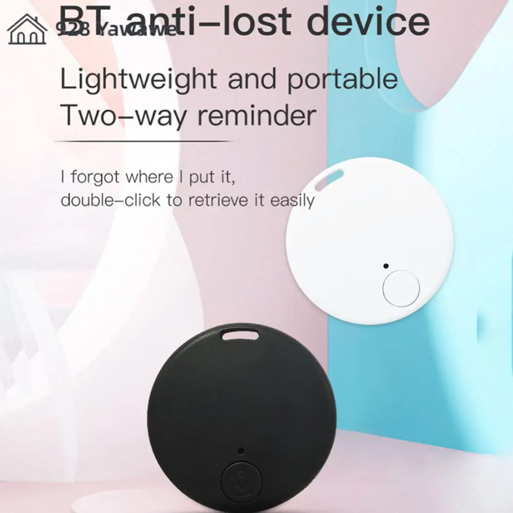 Two-way Search Locator Round bluetooth-compatible Tracking And Positioning 200mah For Ios Android Smart Finder Two-way Alarm Y02