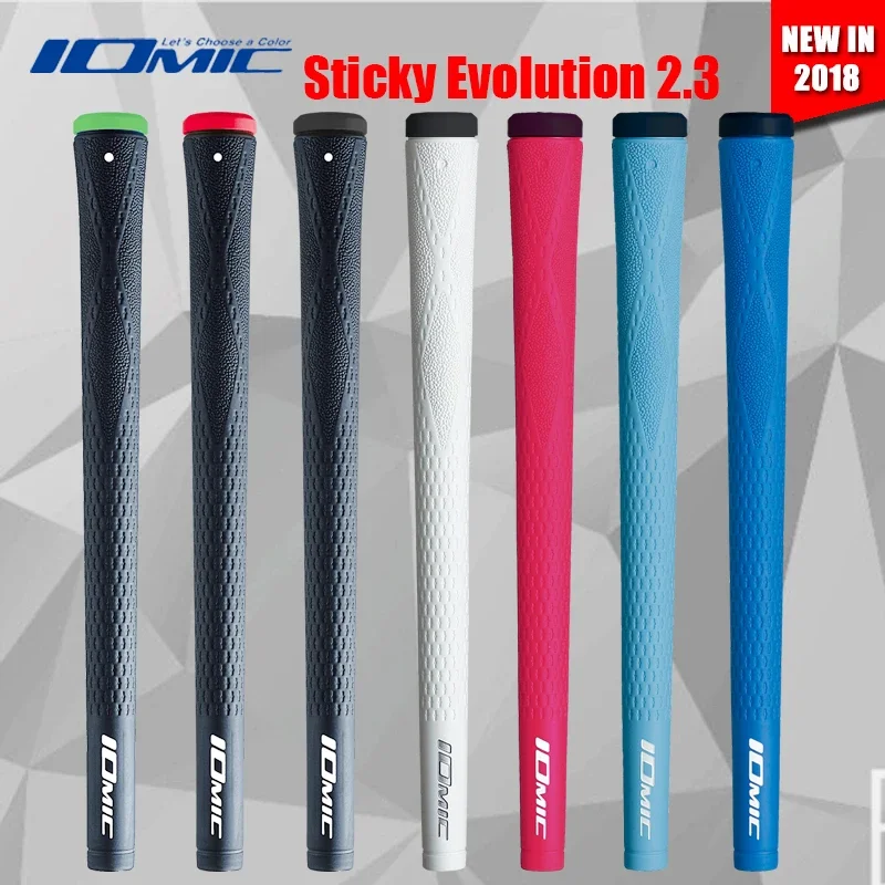 

OMIC STICKY Evolution 2.3 Golf Grips 13pcs/set Universal Rubber Standard Golf Grips 7 Color Choice