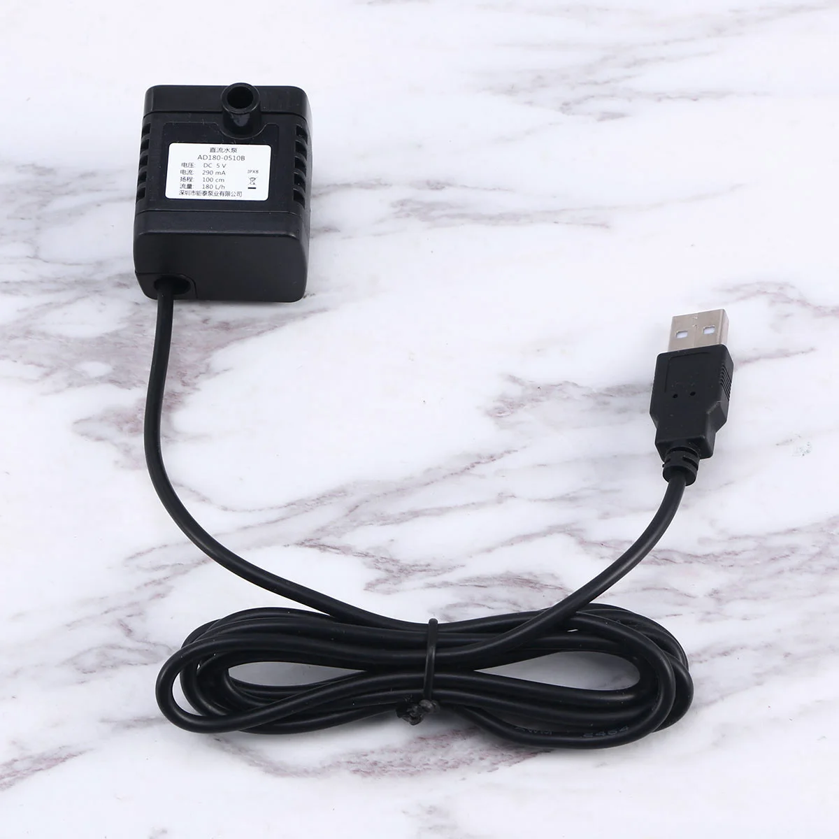 

2Pcs USB Silent Pet Fountain Saving Water Circulation Automatic Pet Dogs Drinking Fountain Pump for Tabletop Fish