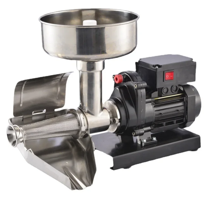 450w Marmelade elektrische Fruchtmarmelade Press Sieb Maschine kommerzielle Lebensmittel Sieb Sauce Hersteller Edelstahl Tomate