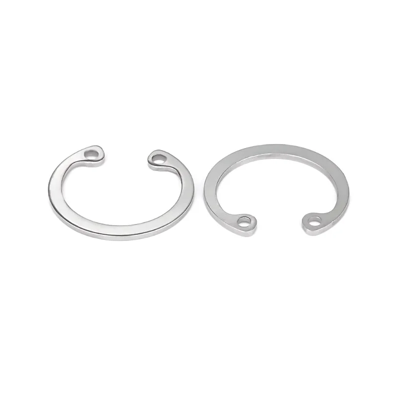 Stainless steel 304 hole with circlip ring Inner card circlip C type circlip 8 9 10 11 12 13 14 15 16 17 18 19 20 22 24