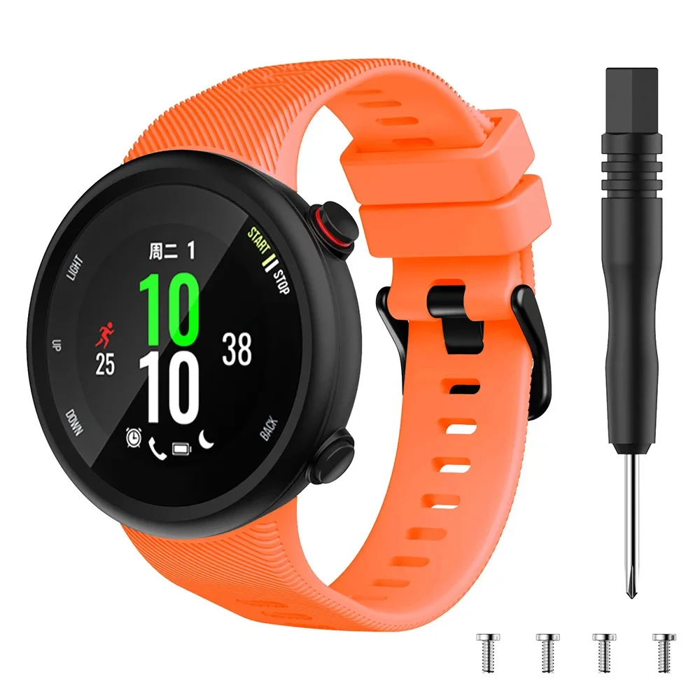 Silikonarmband für Garmin Swim 2 Smartwatch Band Sportarmband für Garmin Forerunner 45 45s Modeuhr Armband Zubehör – Detail 10
