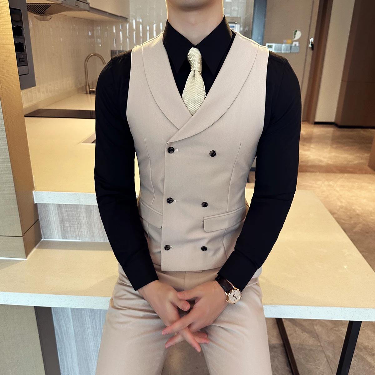 (Vest + Celana) Setelan Jas Pr - Men'S Dress Pants Fashion ulasan dan harga