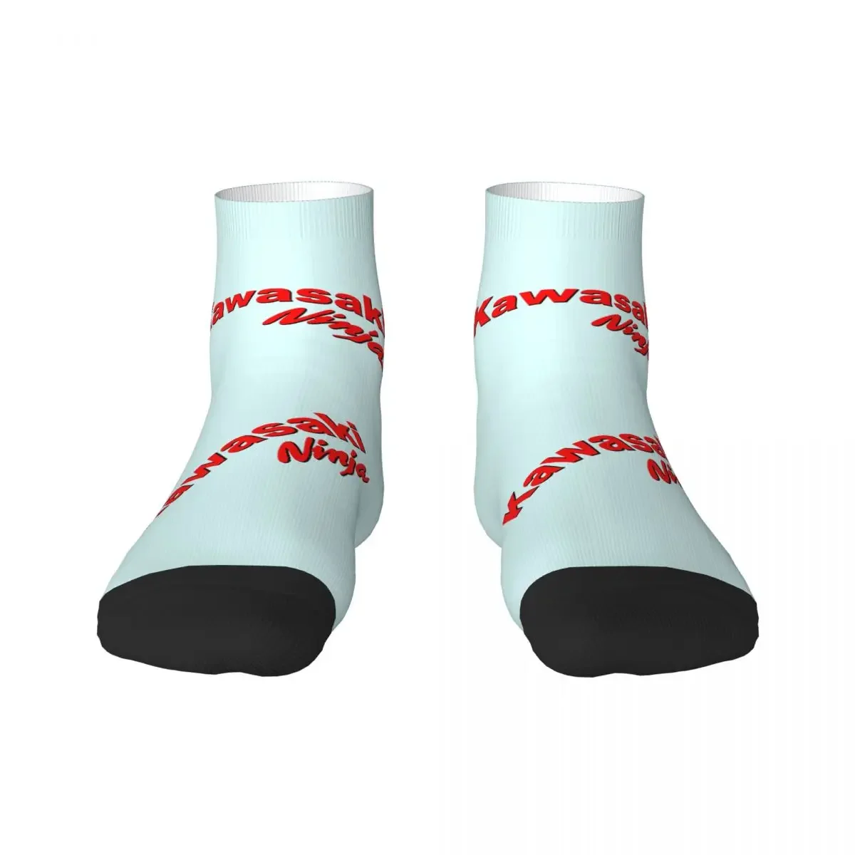 Sport Racing Motorcycle Kawasaki Mens Crew Socks Unisex Funny 3D Printing Dress Socks