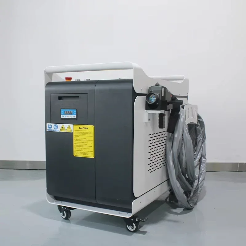 HANTENCNC 1000W 1500W 2000W 3000w JPT Raycus La Ser Cleaner Paint Removal Machine Rust Fiber La Ser Cleaning Machine