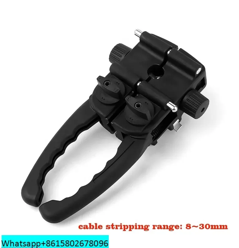 8~30mm Transverse and Longitudinal type Fiber Optic Cable and Coaxial Cable Sheath Jacket Stripper and Slitter SNP-F9