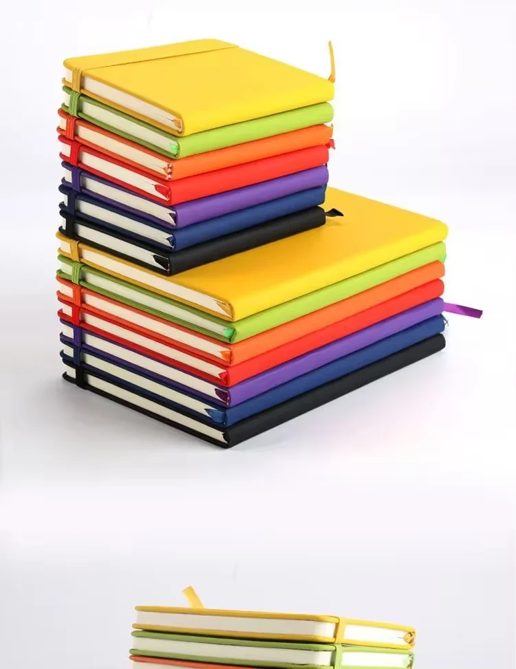 

Customized Cover Inner page Logo Note Book with straps ,Business notebook ,Best For Company Business Logo Gifts