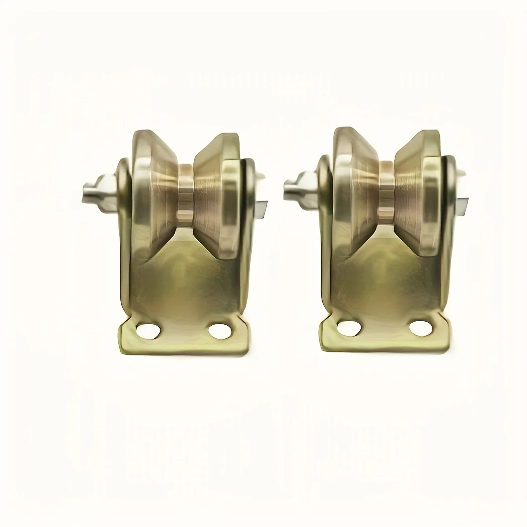 2Pcs V-Förmigen Schiene Pulley Rillen Roller Für Schiebetür 32mm V-Förmigen Guide Drähte Kabel track Pulley Traktion Rad Hardware