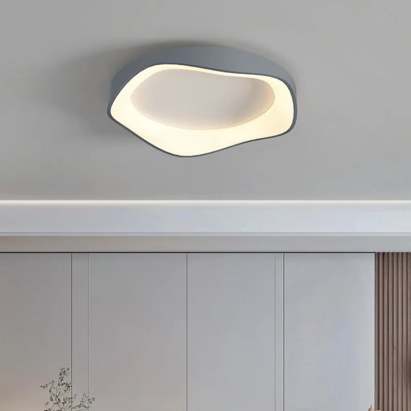 Modern LED Ceiling Lights Minimalist Black White Acrylic Lamp for Bedroom Study Living Room Hallway Entryway Lighting Fixtures