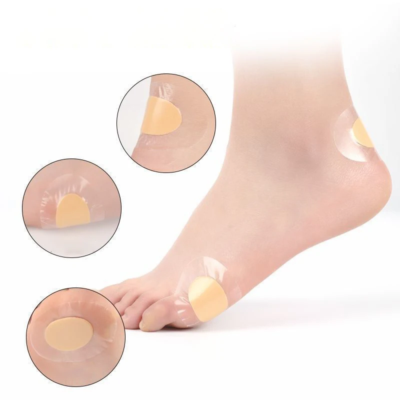 10/20 قطعة هلام كعب حماية القدم بقع لاصق نفطة منصات كعب بطانة الأحذية ملصقات الجص العناية بالقدم وسادة