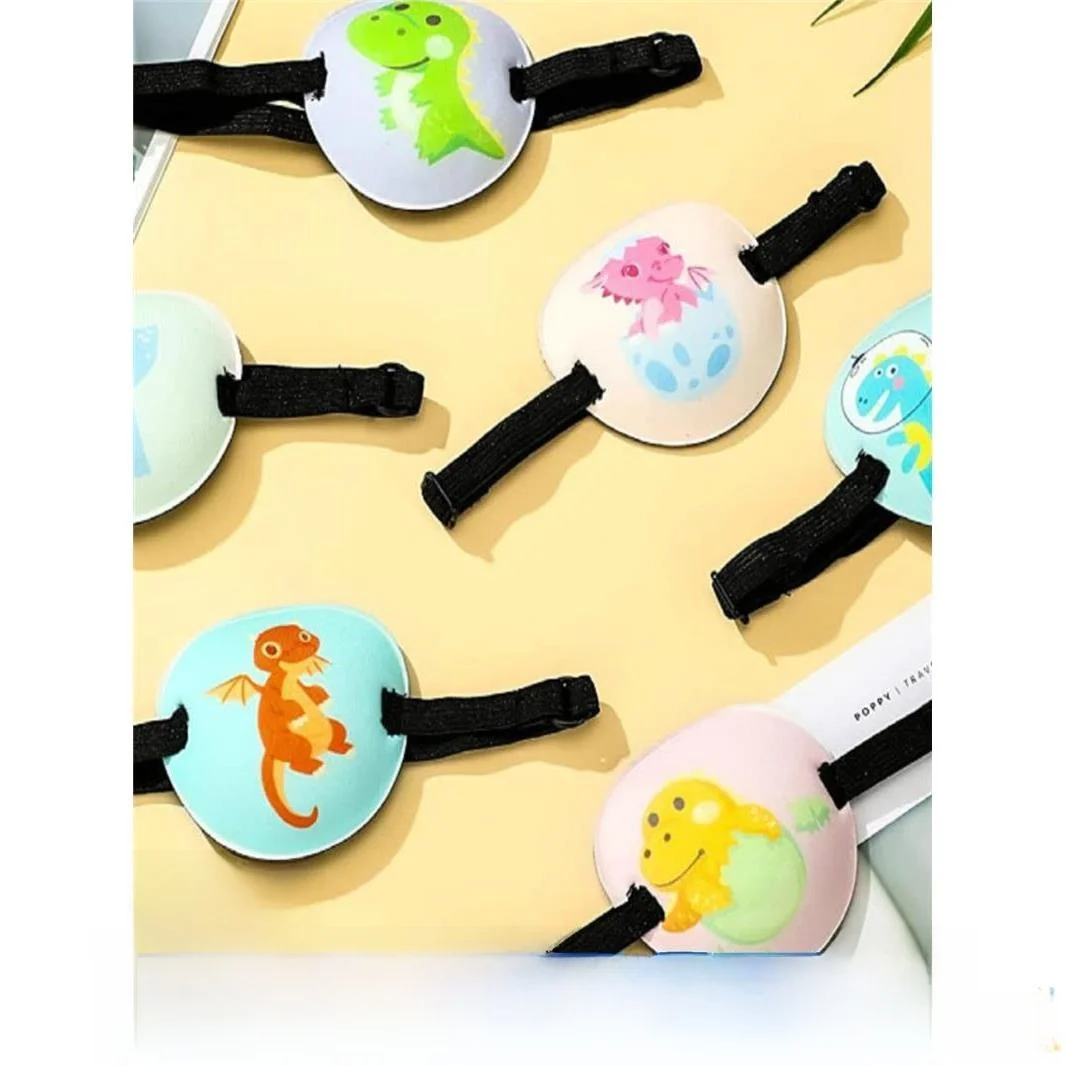 

Adult Single Eye Blindfold 3D Cartoon Pirate Light Bloing Eye Cover for Astigmatism Weak Vision Children's Unique Design Ey...