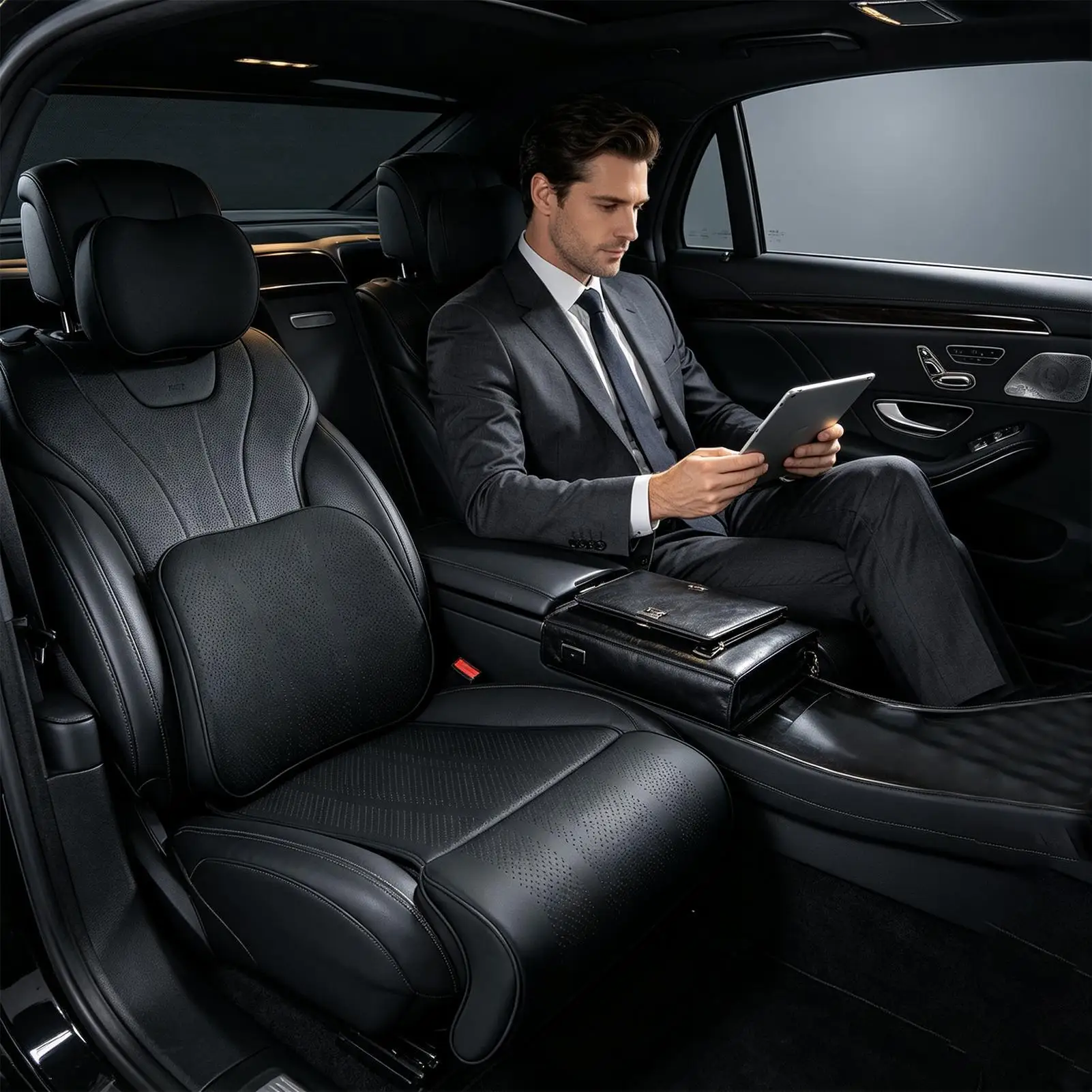Seat Cushion For Car Ergonomic - Memory Foam Car Neck Pillow Lumbar Support recension och pris