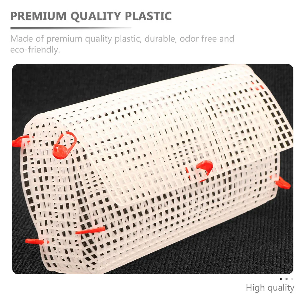 

6pcs Net Knitting Bag Accessories Plastic Sheets For Diy Handbag Weaving Craft -Out Holes Durable Smooth Eco-Friendly