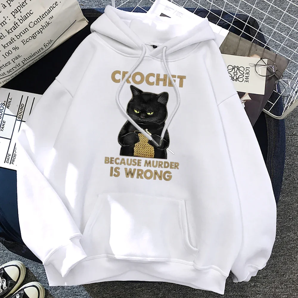 Gehaakte dameskleding hiphop truien hoody nieuwe casual oversized kleding fleece losse hoody dames