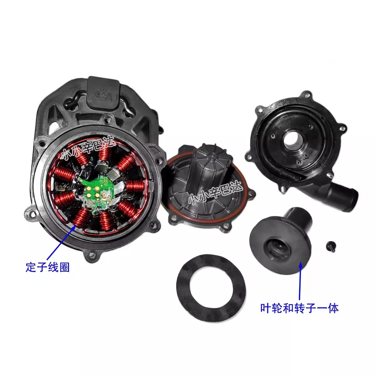 E6 Wlectronic Water Pump Battery Cooling Pump DC12V Large Flow DC Brushless Water Pump Thermal Circulation Pump