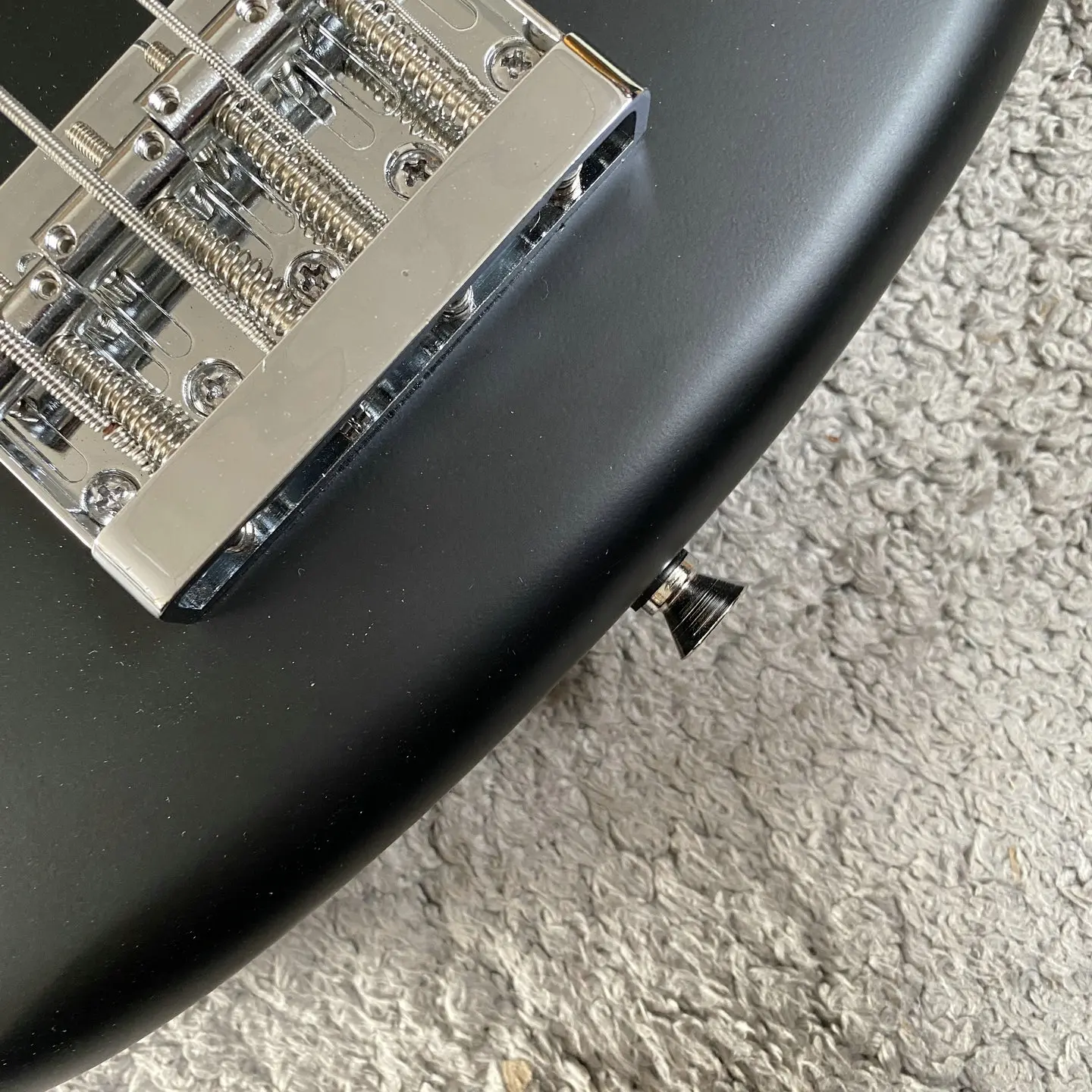j823 Memphis by Tagima 4 String Electric Bass Guitar Precision Bass Matte Black Color Genuine and Original - view 5