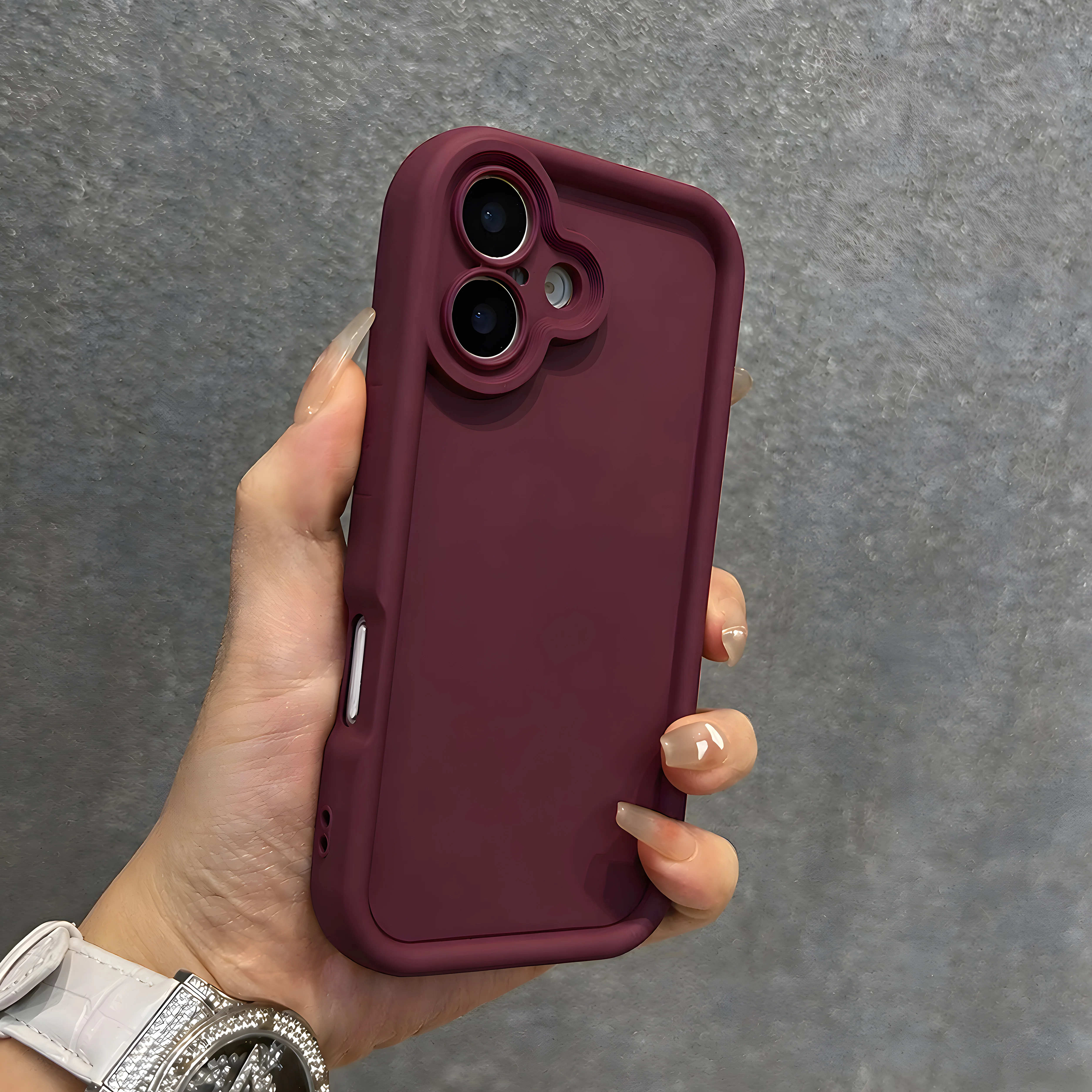 Minimalistische Handyhülle im Ins-Stil mit Mattierung für iPhone 18 16 15 14 13 12 11 17 Pro Max, Kameraschutz, stoßfeste weiche Rückseite