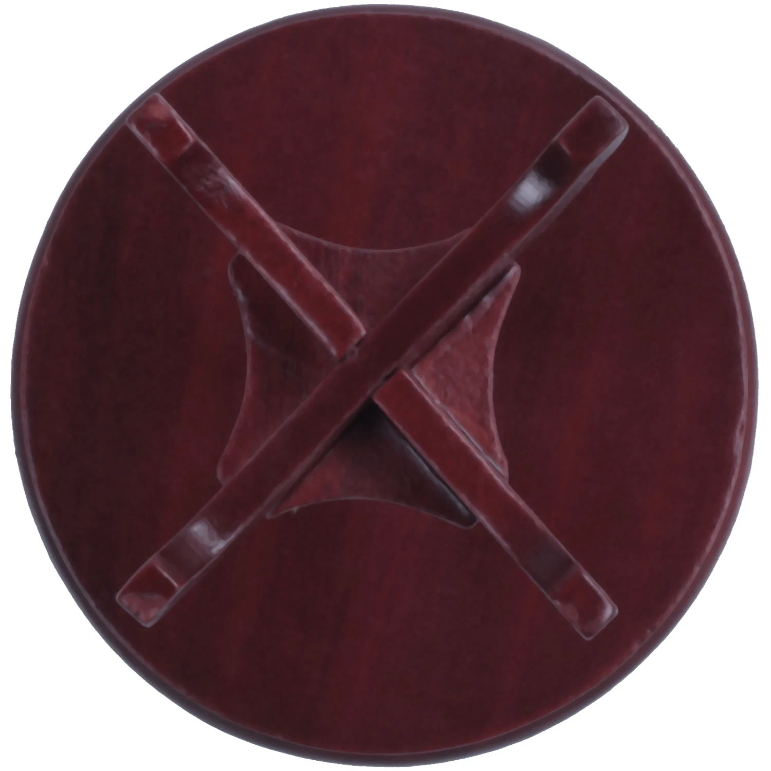 BAAA-1/12 ตุ๊กตาเฟอร์นิเจอร์ไม้โต๊ะกลมจิ๋ว