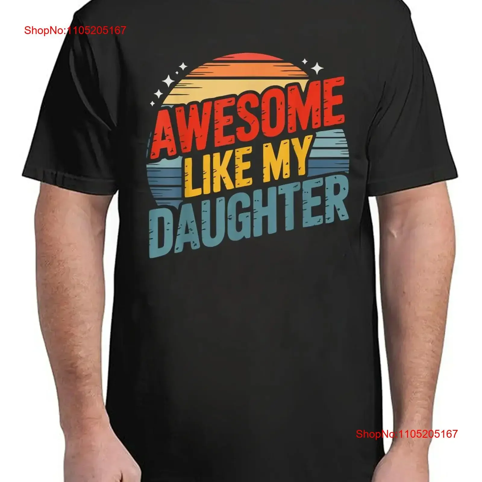 

Винтажная футболка «Дочь с радугой» на День отца Vibe для взрослых, S 4XL, винтажный стираный уличный топ для повседневной носки, мягкий