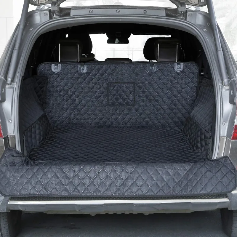 

SUV Cargo Liner for Dogs, Waterproof Pet Cargo Cover Dog Seat Mat for SUVs Sedans with Bumper Flap Protector, Non-Slip