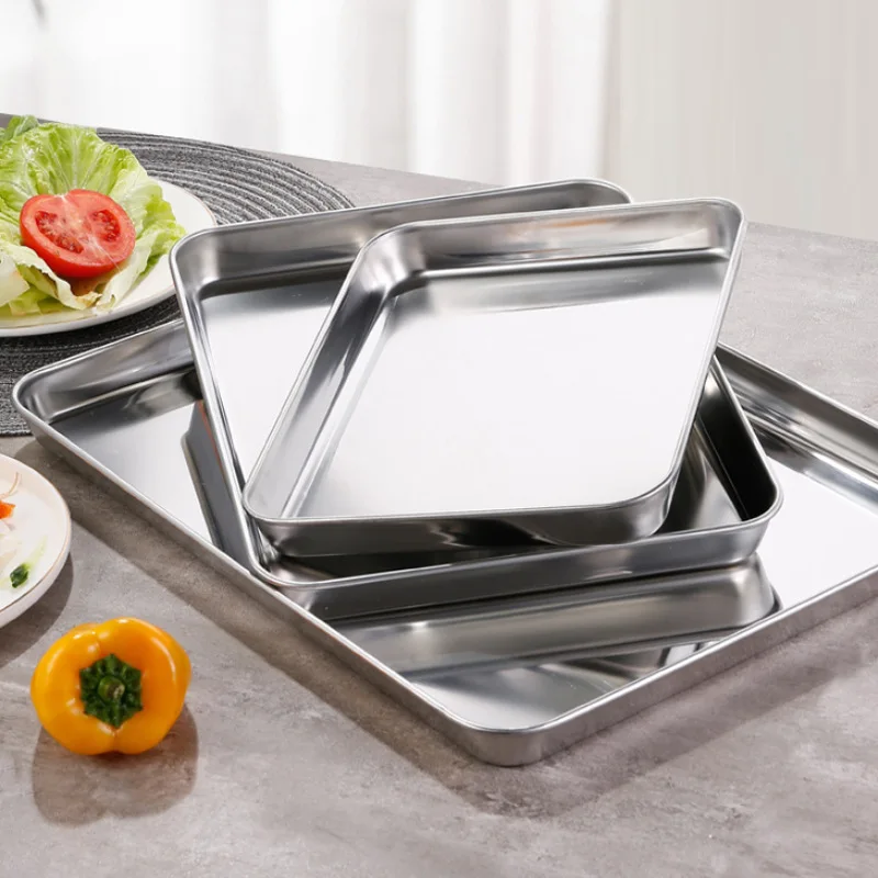 4Pcsfood Tray Plate…