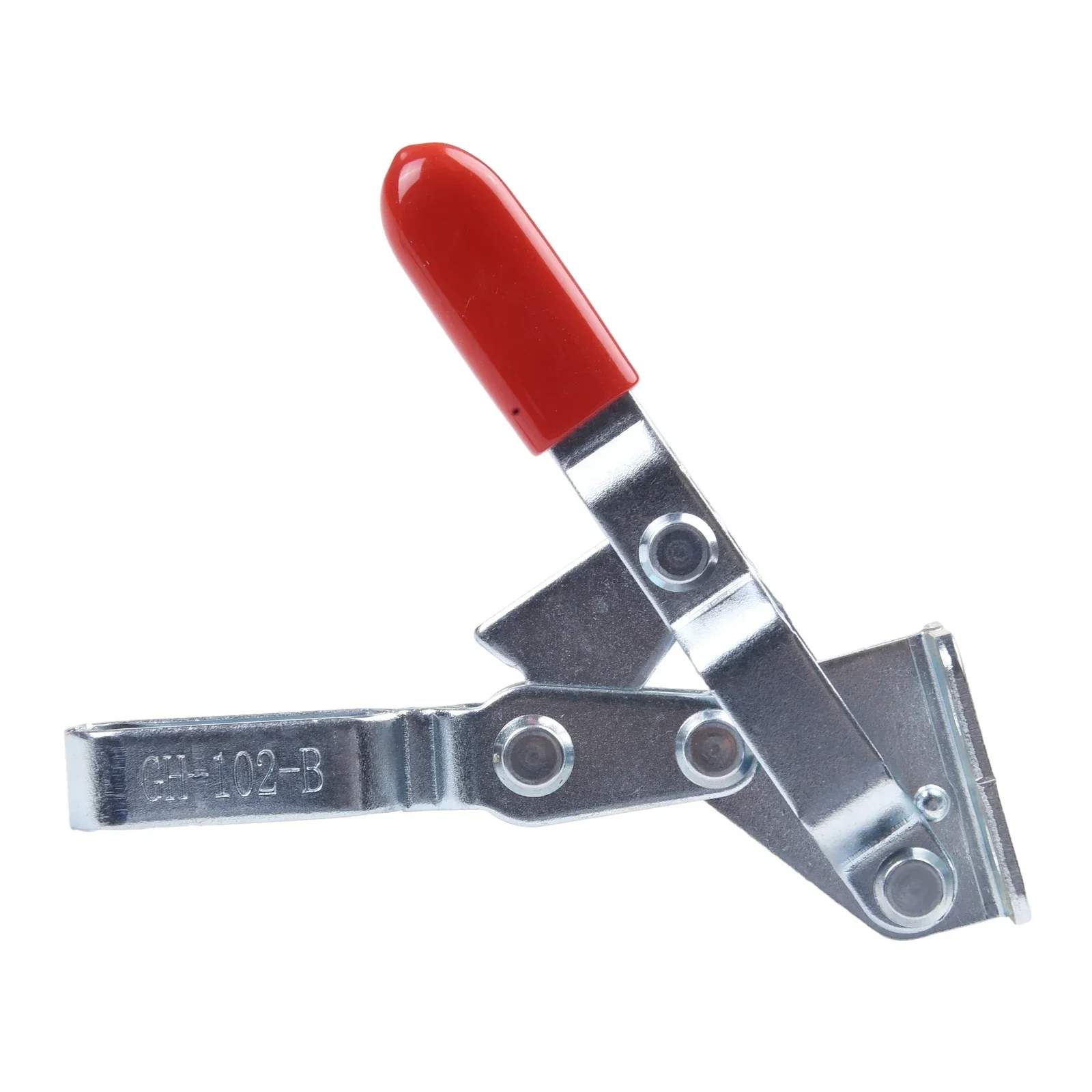 2 pçs GH-102B ferramenta de liberação rápida fixação rápida braçadeira de alternância 100kg 220lbs ferro galvanizado mão push pull braçadeira ferramenta para trabalhar madeira