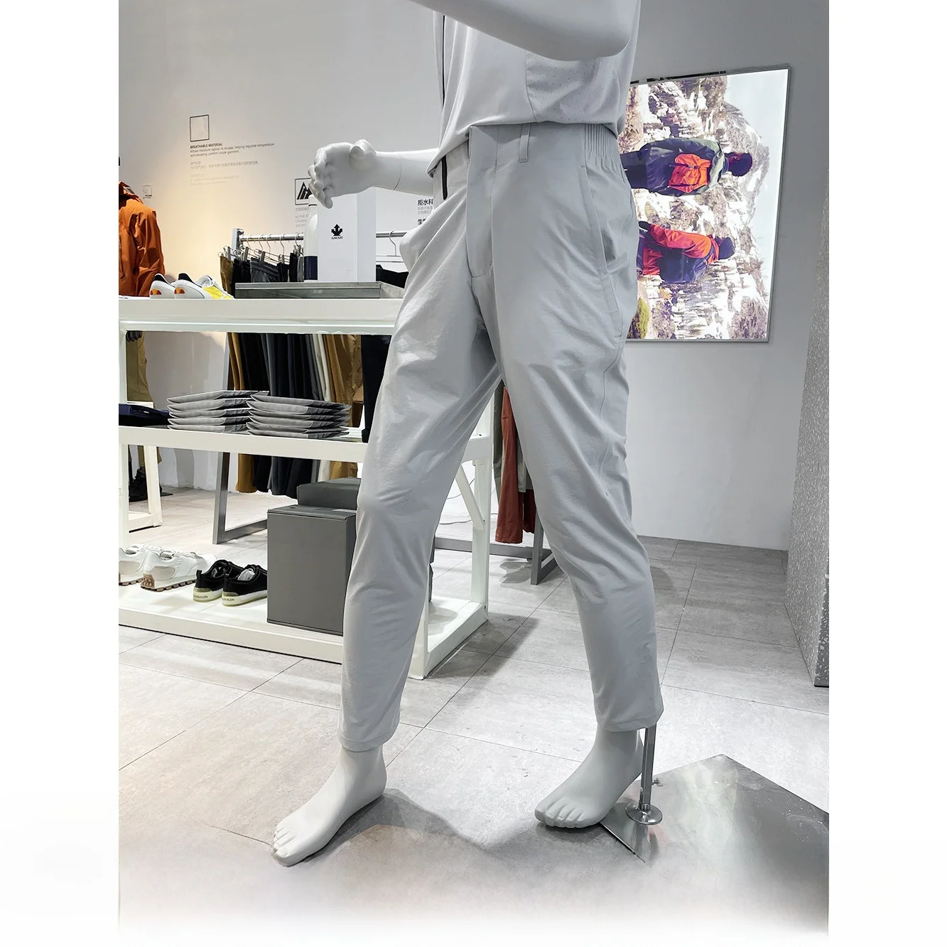 

3D Stereo Golfing Casual Pants Breathable Spring Summer Outdoor Waterproof Stiching Proc Faionable Urban Straight Leg Tr...