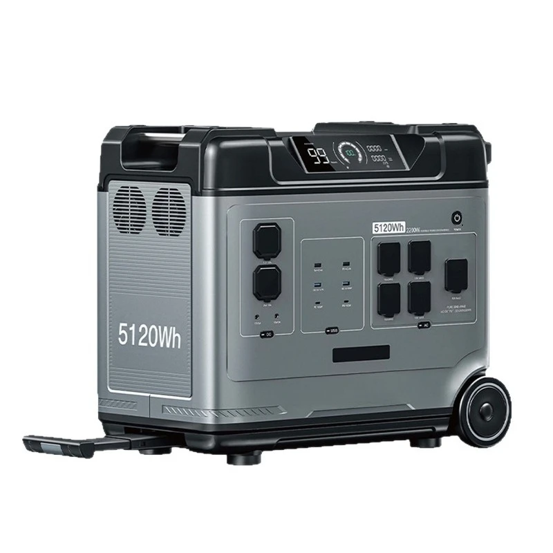 5000W Portable Solar PV All‑in‑One Power Station, Large Capacity Energy Storage Power Supply for Home & Camping