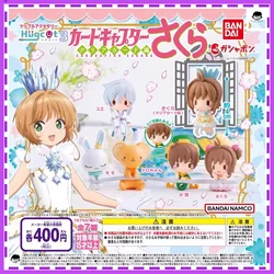 BANDAI ICardcaptor Sakura capsule toys data cable KINOMOTO SAKURA LI SYAORAN CERBERUS figure anime Brand new genuine In shelf