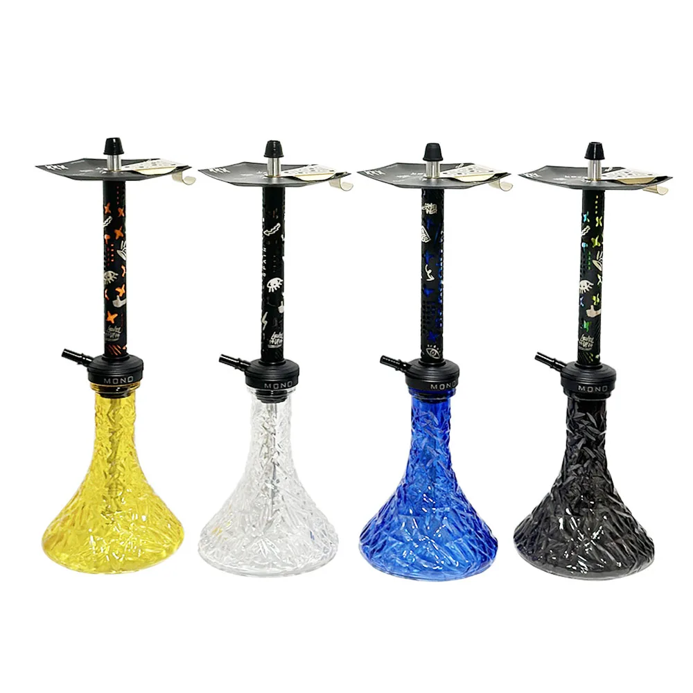 

Colorful Graffiti Stainless Steel Bengala Spain Hookah Chicha Narguile Shisha Smoking Set Without Bottle