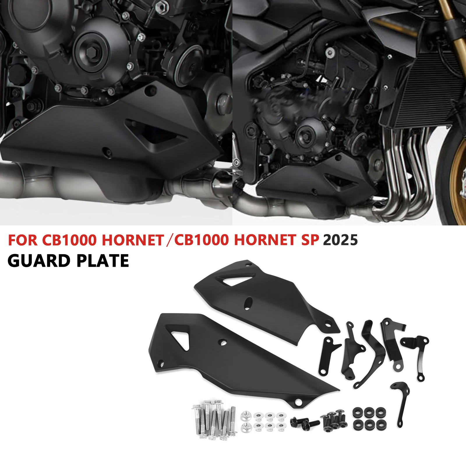 

For CB 1000 Hornet SP 2025 CB1000 Hornet 2025 Motorcycle Belly Pan Under Cowl Lower Protector Fairing Engine Spoiler