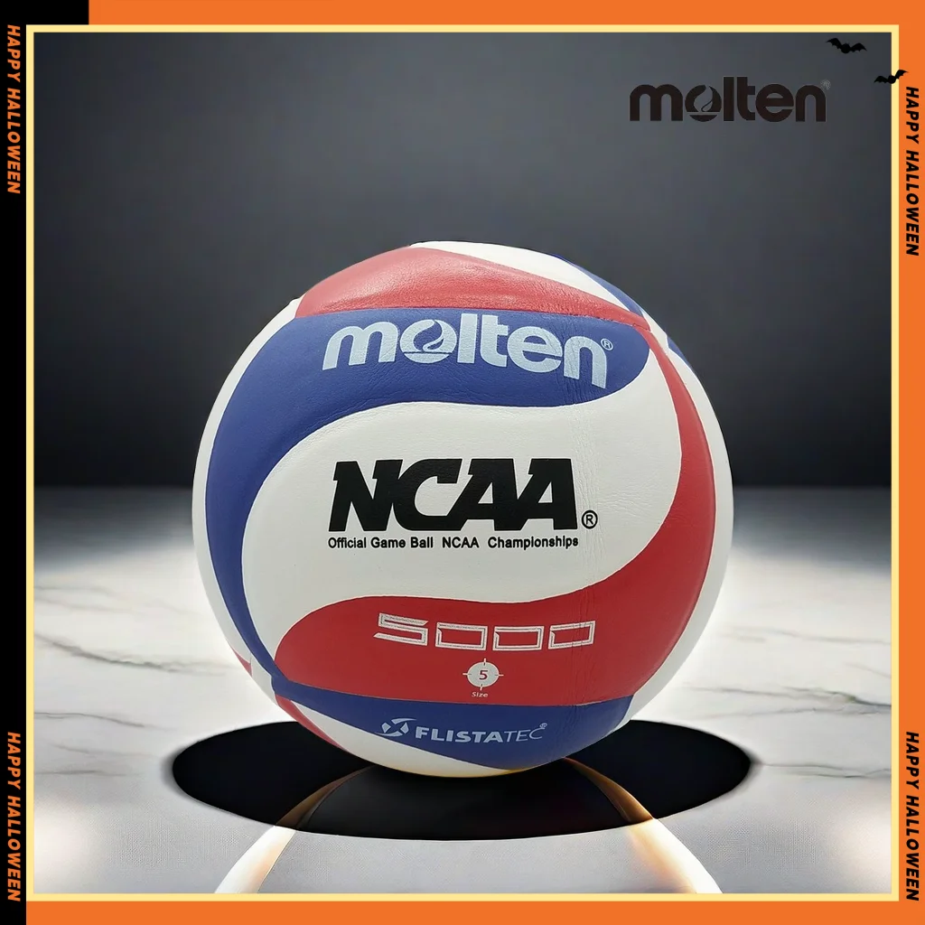 

Molten Volleyball NCAA5000 ball,Professional Competition Hard Row Wear-resistant No. 5 PU Indoor and Outdoor Training Volleyball