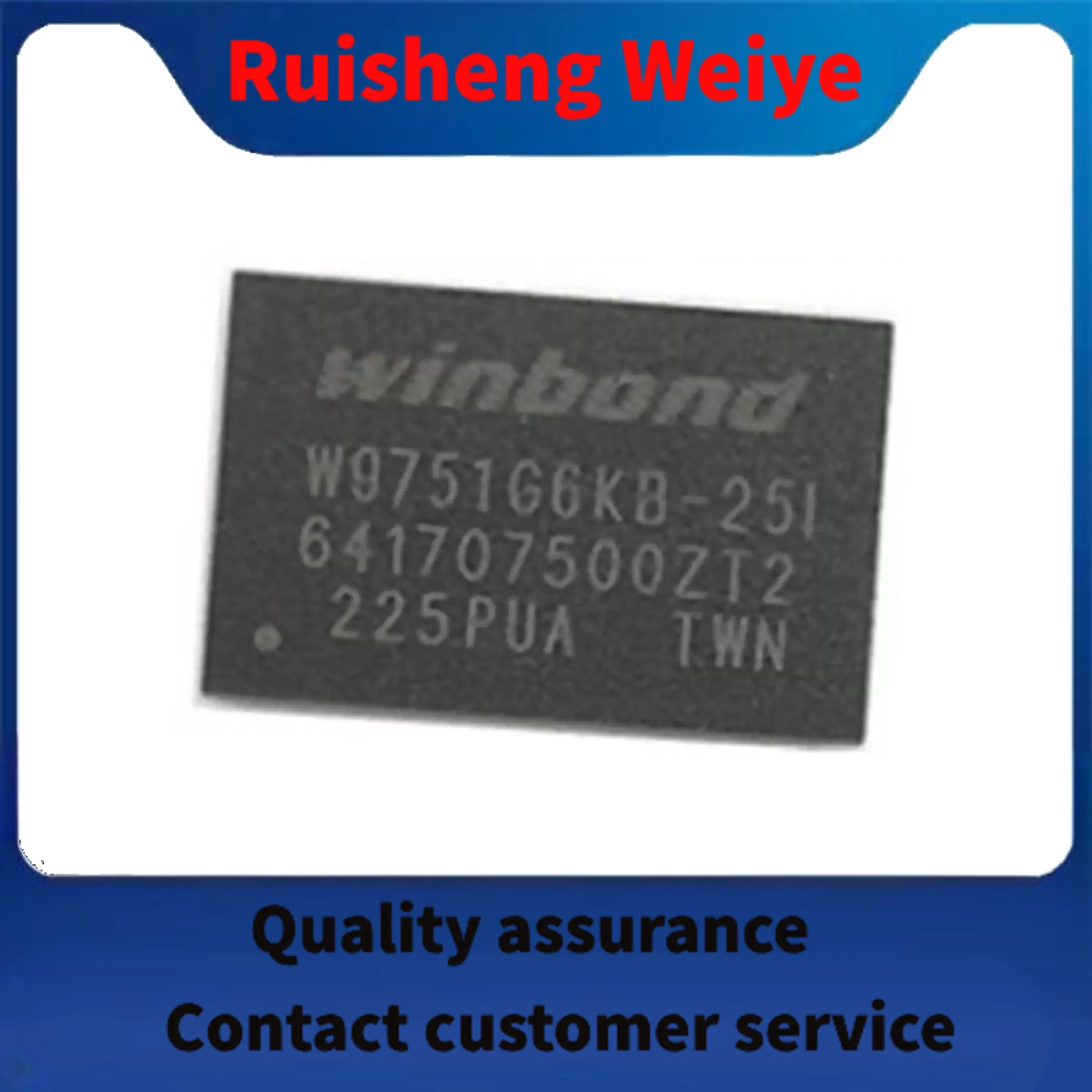 

W9751G6KB-25I Package BGA84 DDR2 1.8V 512Mb Memory Chip iC