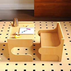 Storage Craft Table, Kindergarten Toy Table, Children's Bedside Table, Small Desk, Homework Table, Side Cabinet for Home Use
