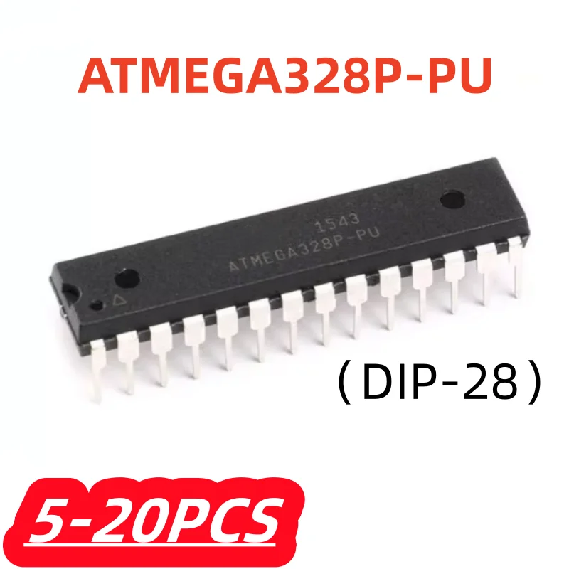 5-20Pcs/Lot 100% New ATMEGA328P-PU ATMEGA328 ATMEGA328P ATMEGA328P PU DIP-28 Original Chipset