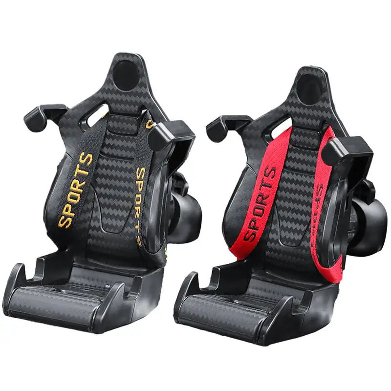 Racing Seat Design Holder Mount Phone Holder Vent Phone Mount Car Holder Stand Clip Vehicle Accessories For Car Trailer Truck