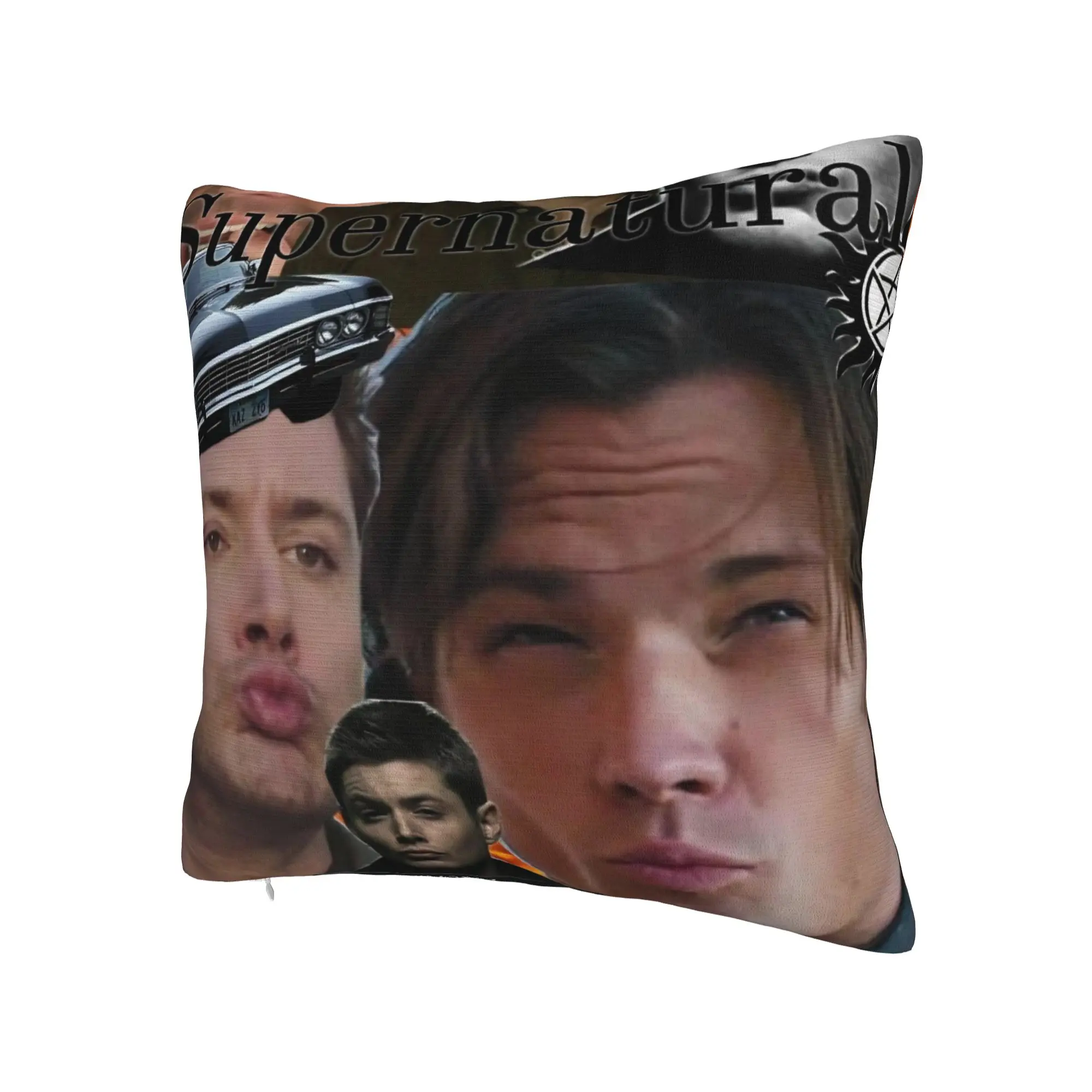 Decorative Pillowcase TV S-Supernatural Merchandise Bedroom  Pillow Case Cover Zipper Multiple Sizes