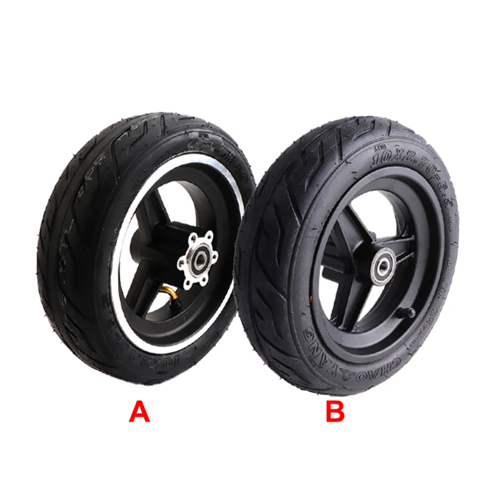

10X2.70-6.5 Vacuum Tire with Wheel Hub 10 Inch Tubeless Tire for FLJ SK1 Speedway 5 Dualtron Electric Scooter Replacement Parts
