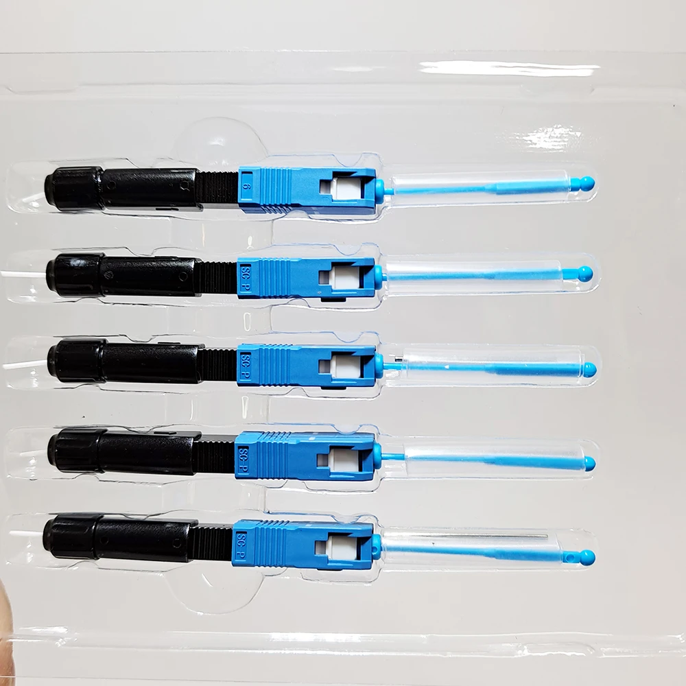 

FC/SC APC UPC Hot Melt Splice Connector SOC Fiber Optical Fast Connectors for FTTH