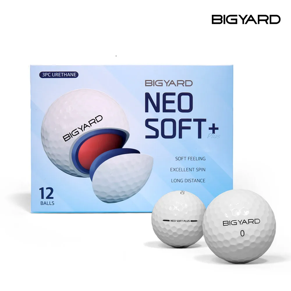 Nexen-pelota de Golf de uretano de gran patio, Neo soft plus, 3 piezas