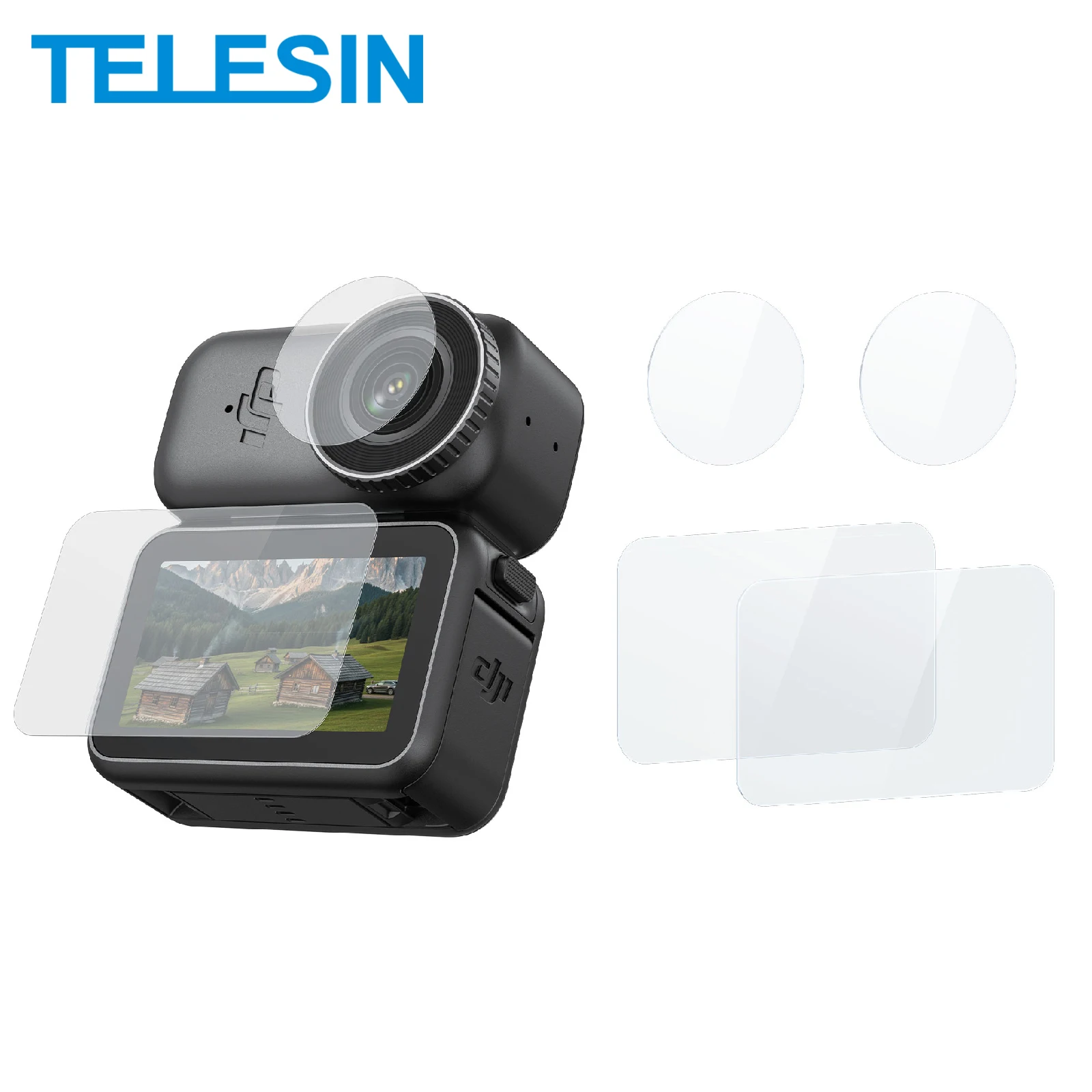 TELESIN Tempered Film For DJI OSMO Nano Screen Protector Lens Protective Glass Dustproof for OSMO Nano HD Tempered Film