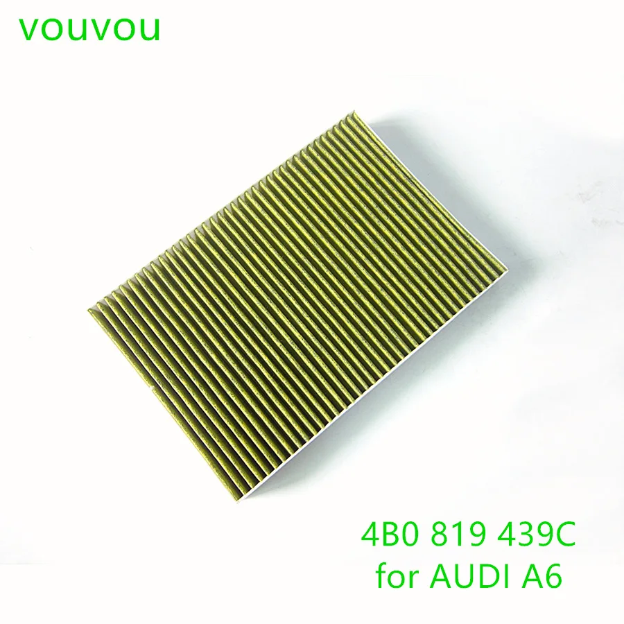 Car accessories PM2.5 activated carbon A/C cabin air filter 4B0 819 439C for AUDI A6 1994-2005 4A 4B2 4B5 C4 C5 CUK3192 AUDI 100