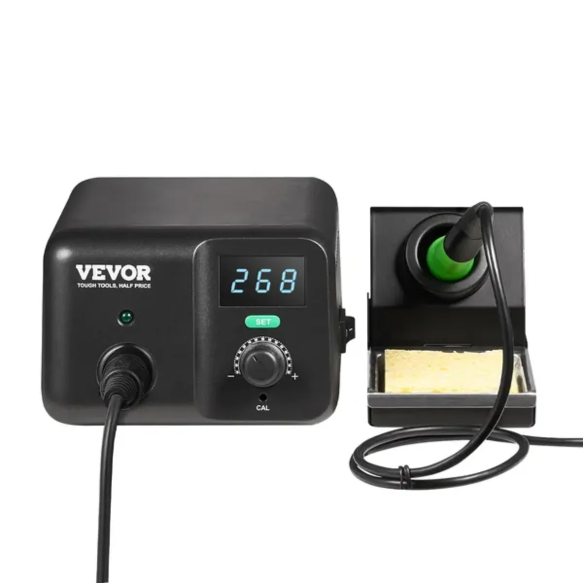 

70W Digital Soldering Station Kit - 122°F-932°F Temperature Range with LCD Display