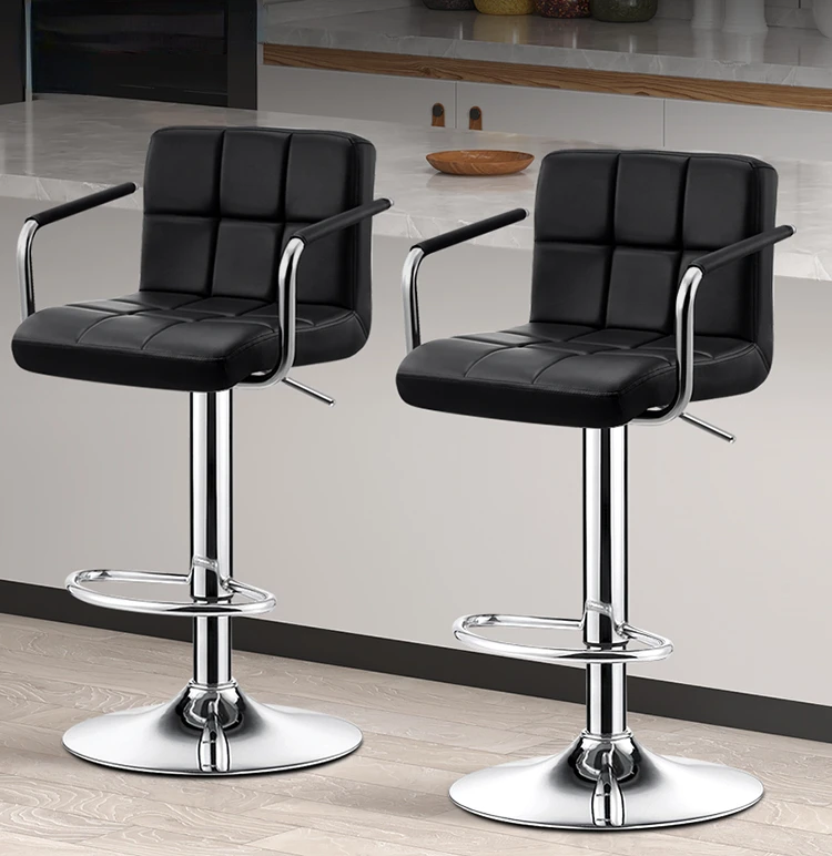 

Bar chairs, modern minimalist high legged chairs, cash register lifting chairs, light luxury bar household rotating bar