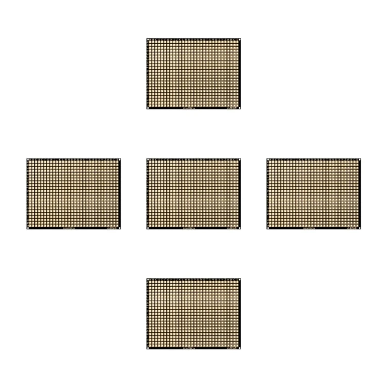 Double Sided FR4 PCB Board PrototypeKit Soldering Universal Printed for DIY Electronic Project Soldering